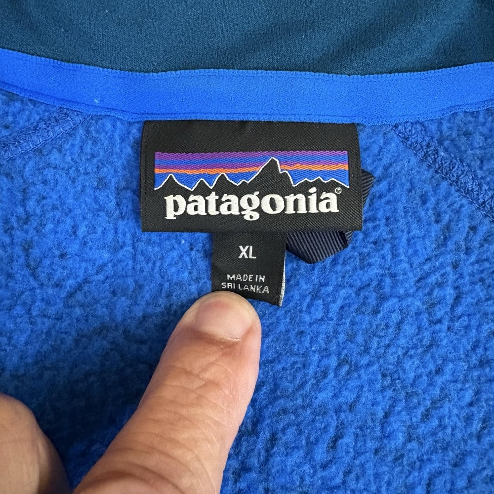 Patagonia Better Sweater Jacket Mens XL Blue Full Zip Fleece Outdoor Hiking - Picture 2 of 9